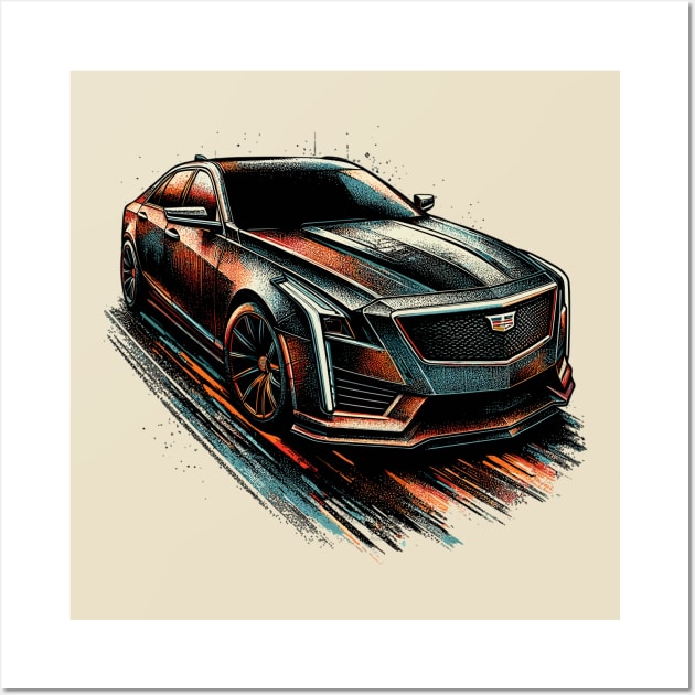 Cadillac CT6 Wall Art by Vehicles-Art